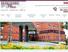 Tablet Screenshot of berkshireplacenursing.com